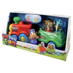 Trein circus met muziek