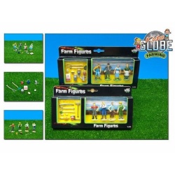 Kids Globe Farming figuren 4 stuks boer