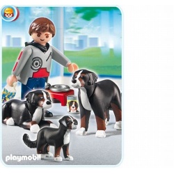5214 Playmobil Bernersennen familie met oppasser