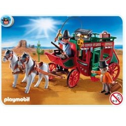 4399 Playmobil Western Postkoets