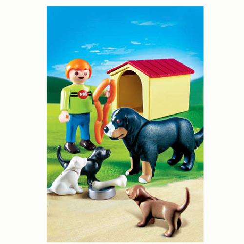 4498 Playmobil hondenfamilie