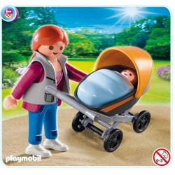 4756 Playmobil Mama met kinderwagen