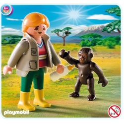 4757 Playmobil Dierenarts gorilla baby