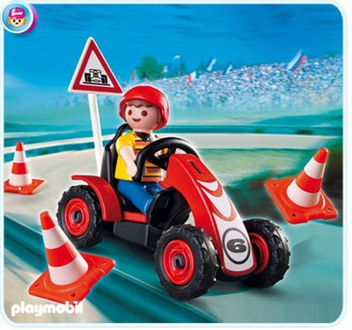 4759 Playmobil Kind Op Schelter [go kart]