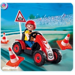 4759 Playmobil kind op schelter [go-kart]