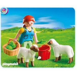 4765 Playmobil Boerin met schapen
