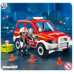 4822 Playmobil brandweer interventiewagen