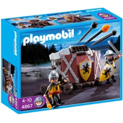 4867 PLAYMOBIL® Drievoudige Ballista met Leeuwenridders