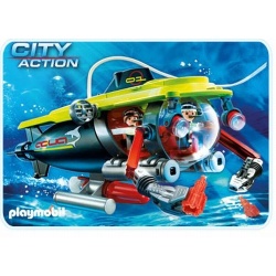 4909 Playmobil Diepzee duikboot met onderwatermotor