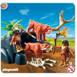 5102 Playmobil Sabeltijgers met Jagers