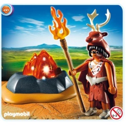 5104 Playmobil Vuurwachter met LED verlichte rots