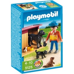 5125 Playmobil Hond met Puppies