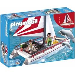 5130 Playmobil Catamaran Met Dolfijnen