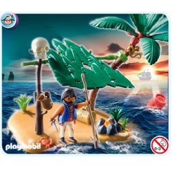 5138 Playmobil Schipbreukeling op onbewoond Palmeiland