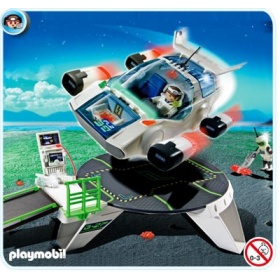 5150 Playmobil E-Rangers Turbojet met lanceringsplatform