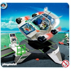 5150 Playmobil E-Rangers Turbojet met lanceringsplatform