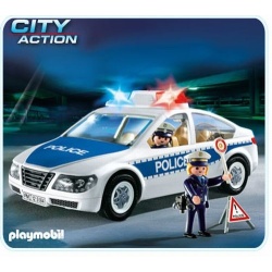 5184 Playmobil politiepatrouille met politieauto
