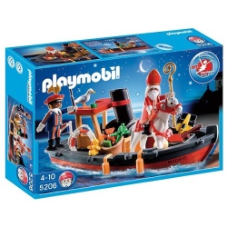 5206 Playmobil Sinterklaas met stoombot