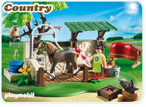 5225 Playmobil Paarden behandelstal