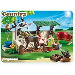 5225 Playmobil Paarden behandelstal