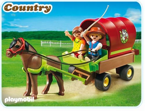 5228 Playmobil Kinder ponywagen