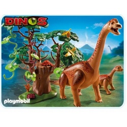 5231 Playmobil Brachiosaurus met baby