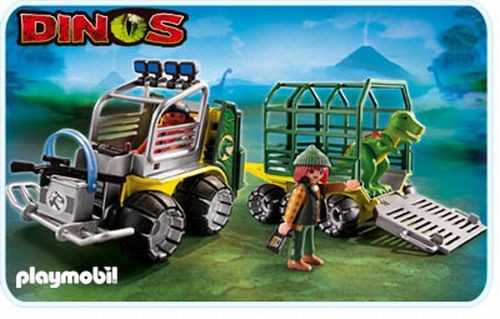 5236 Playmobil Onderzoekersvoertuig met kooi
