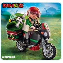 5237 Playmobil Dino onderzoeker met motor en gereedschap