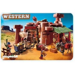 5246 Playmobil Western - Goudmijn met dynamietkist