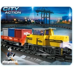 5258 Playmobil Nieuwe RC Goederentrein met licht en geluid