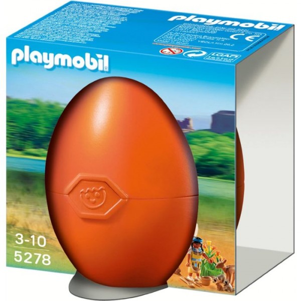 5278 Playmobil Ei Indiaan met Dieren