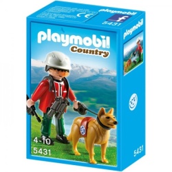 5431 Playmobil Hulpverlener met Hond