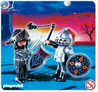5886 playmobil duo ridders