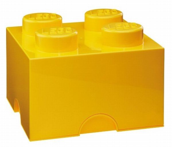 Lees Meer... : Lego Storage Geel 25 x 25 cm
