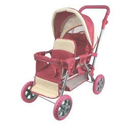 Poppenwagen dubbelzits
