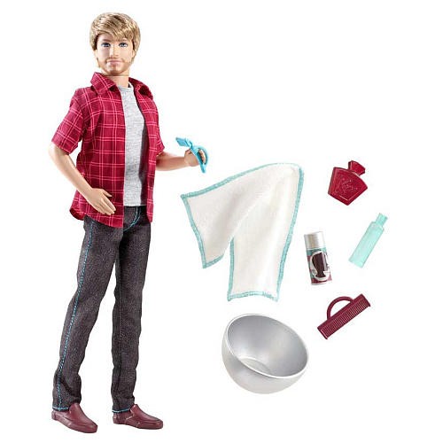 Barbie Ken scheert zich