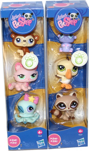 Littlest pet shop dierenvriend 3-pack