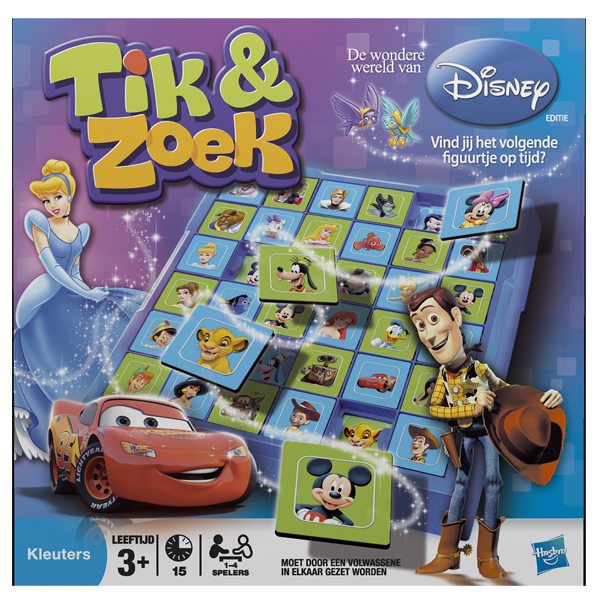 Tik & zoek spel disney