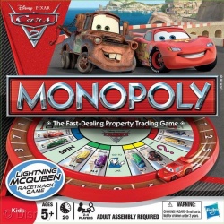 Cars 2 Monopoly Bliksem McQueen