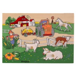 Puzzel Hout Knoppen
