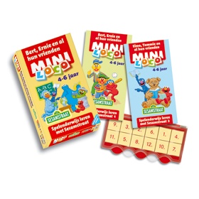 Mini loco sesamstraat bert en ernie en hun vrienden pakket