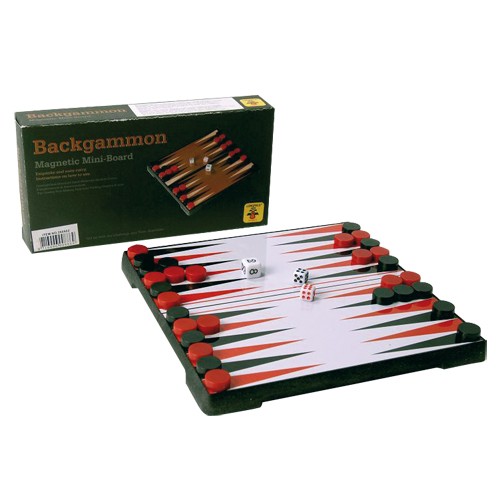 Backgammon magnetisch reisspel