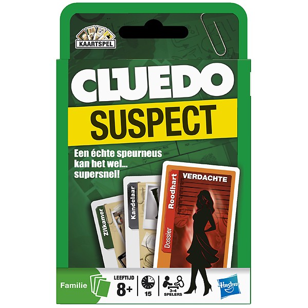 Kaartspel Cluedo suspect