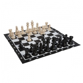 Vergroot de afbeelding Spel Schaken buiten