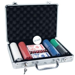 Pokerset 200 Chips Deluxe