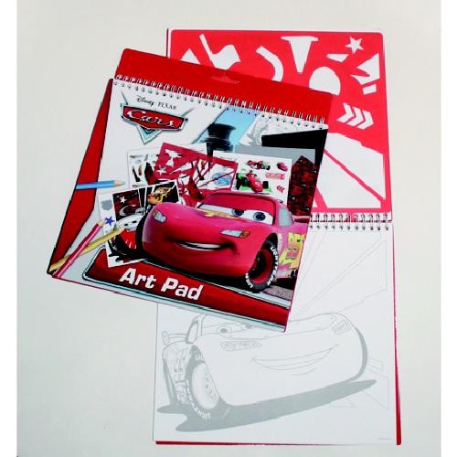 Lees Meer... : Cars Knutselboek Sjabloon