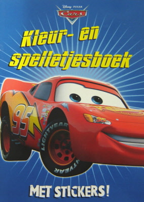Cars kleur en spelletjesboek