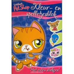 Kleur- en spelletjesblok littlest pet shop