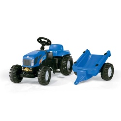 Rolly Toys Tractor met aanhanger New Holland