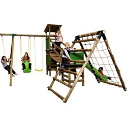 Little Tikes Marlow Brug Houten speelset glijden en klimmen